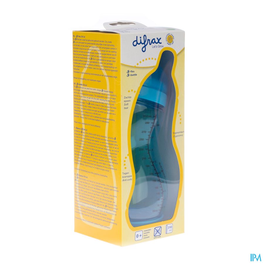 Difrax S-fles Wide Boy 310ml 2