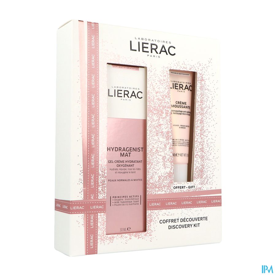 Lierac Kerstkoffer Hydrag.gel Cr30ml+cr Mouss.30ml Lierac Kerstkoffer Hydrag.gel Cr30ml+cr Mouss.30ml