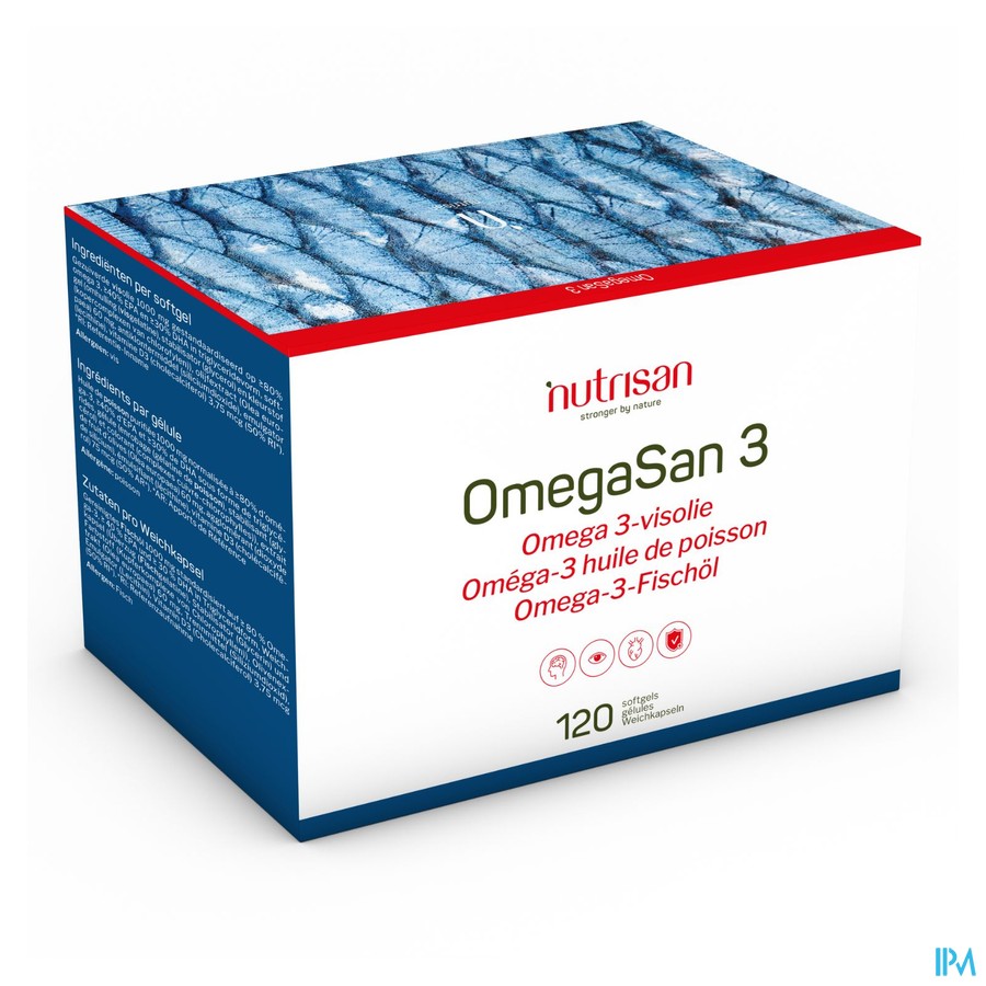 Omegasan 3 Nf  120 Softgels Nutrisan