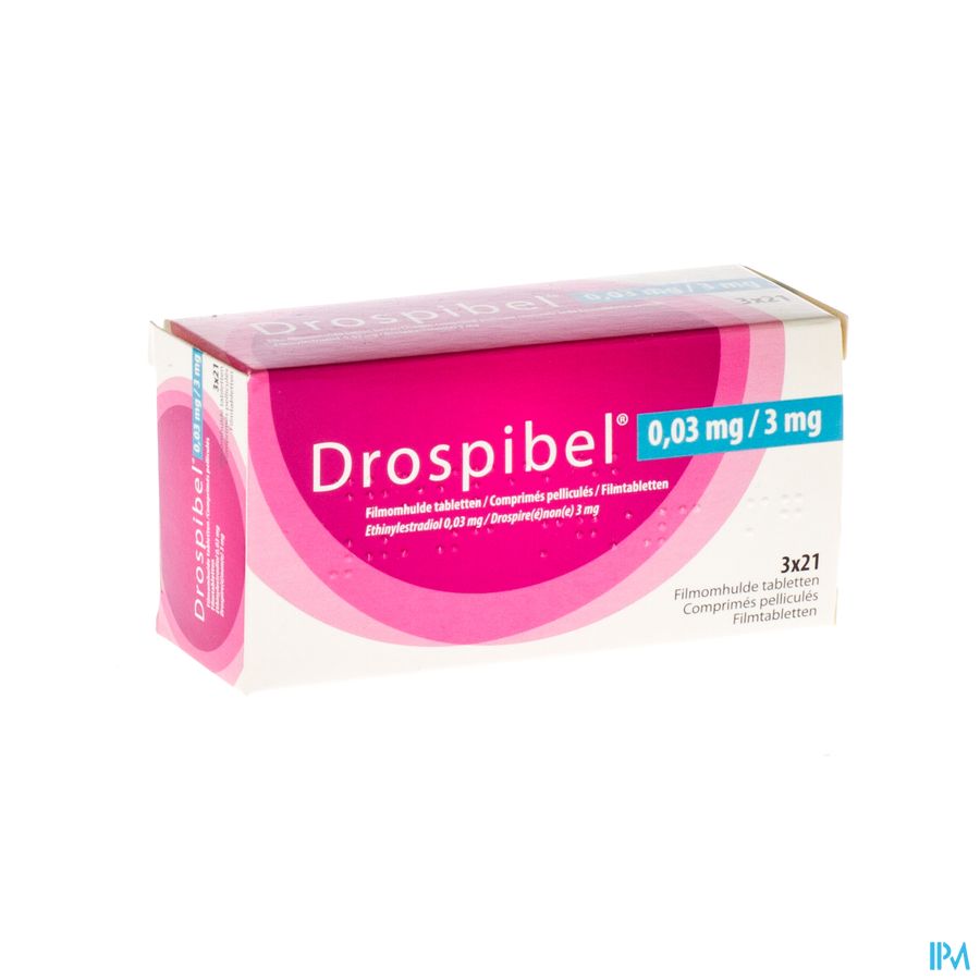 Drospibel 0,03mg Omhulde Tabl 3 X 21 Drospibel 0,03mg Omhulde Tabl 3 X 21