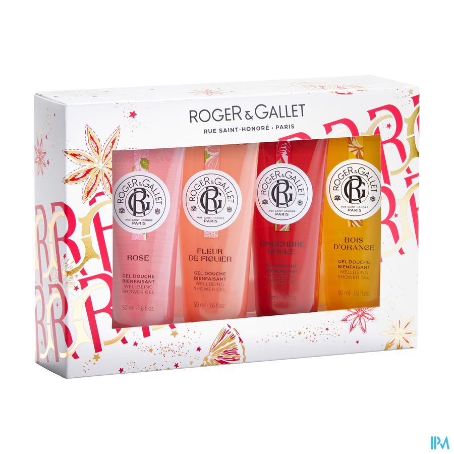 Roger&gallet Set Noel Multi 4 Douche 4 Prod.