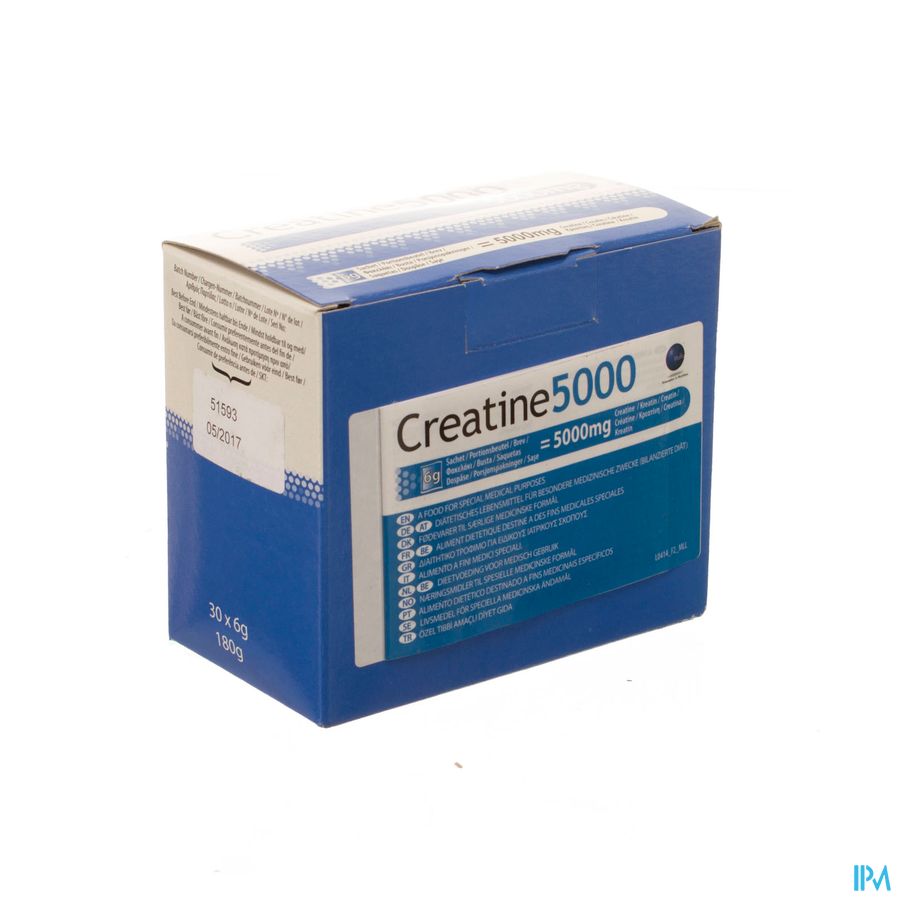 Creatine 5000 Pdr Zakje 30x4g Creatine 5000 Pdr Zakje 30x4g
