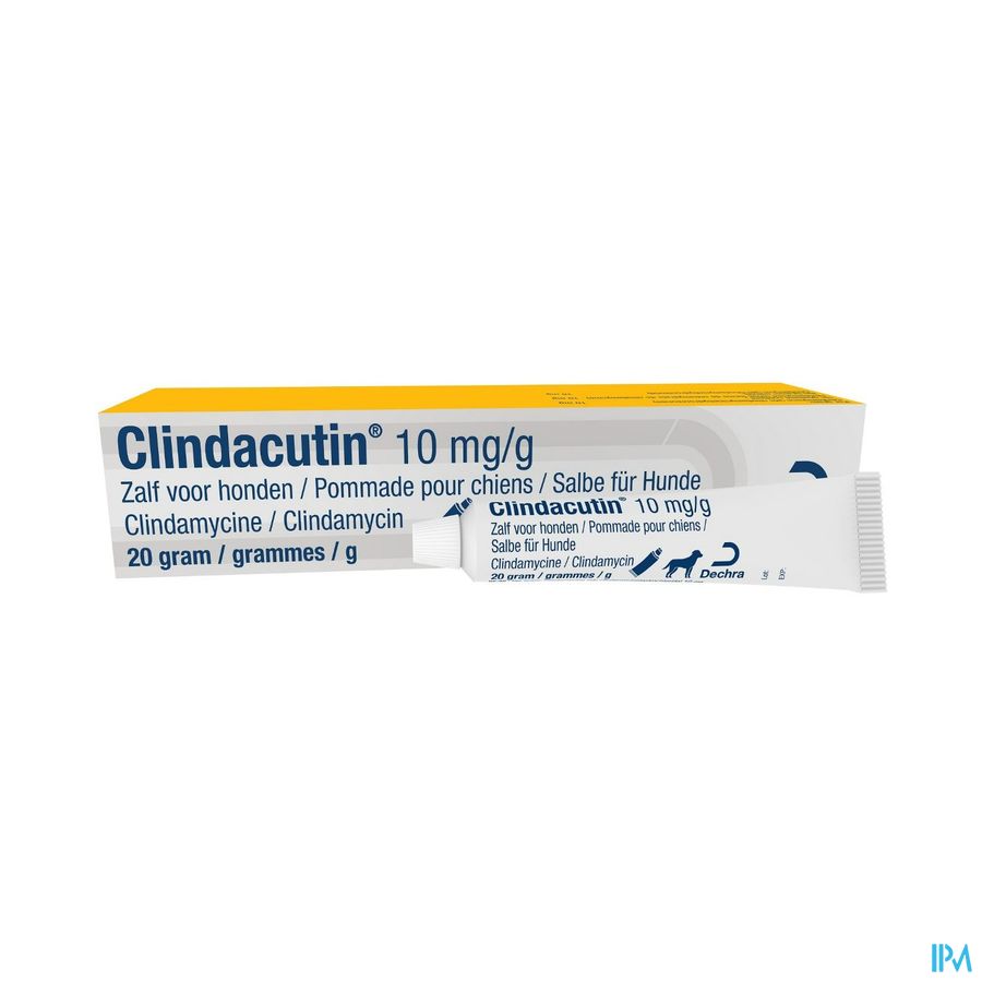 Clindacutin 10mg/ml Zalf Honden 20g Clindacutin 10mg/ml Zalf Honden 20g