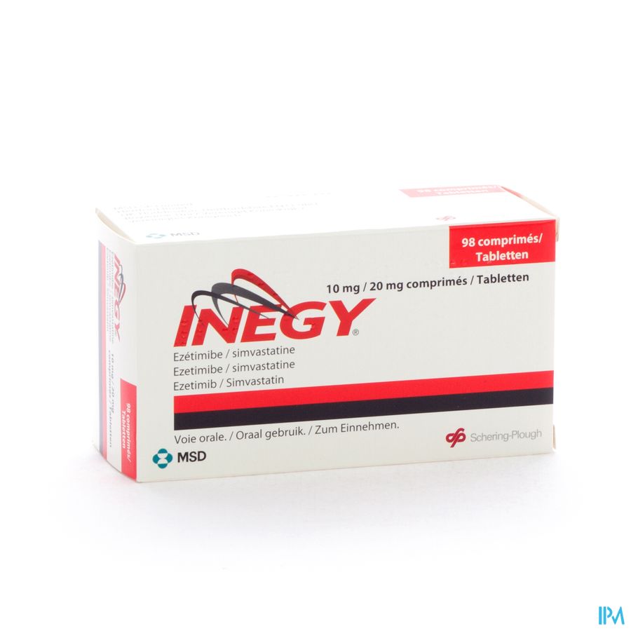 Inegy 10/20mg Comp 98 Inegy 10/20mg Comp 98