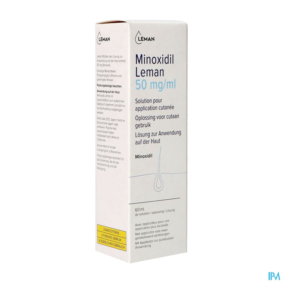 Minoxidil Leman 50mg/ml Sol Applic. Cutanee 60ml Minoxidil Leman 50mg/ml Sol Applic. Cutanee 60ml