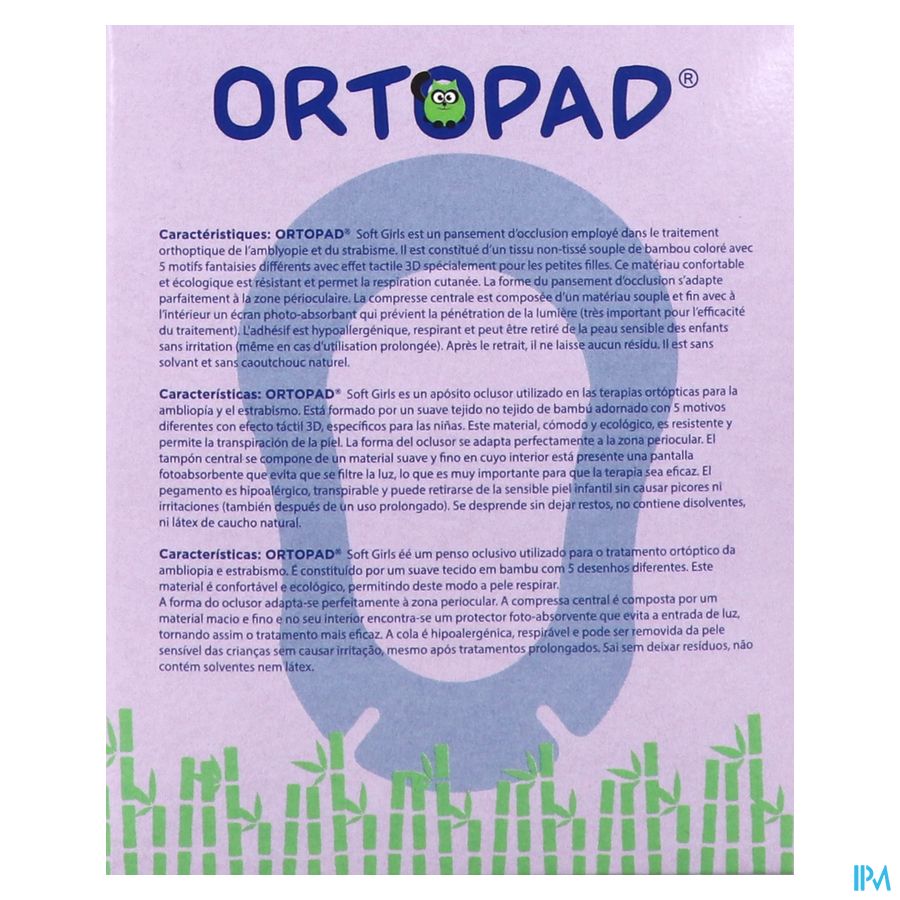 Ortopad Soft Girls Regular 85x59mm 50 72234 6