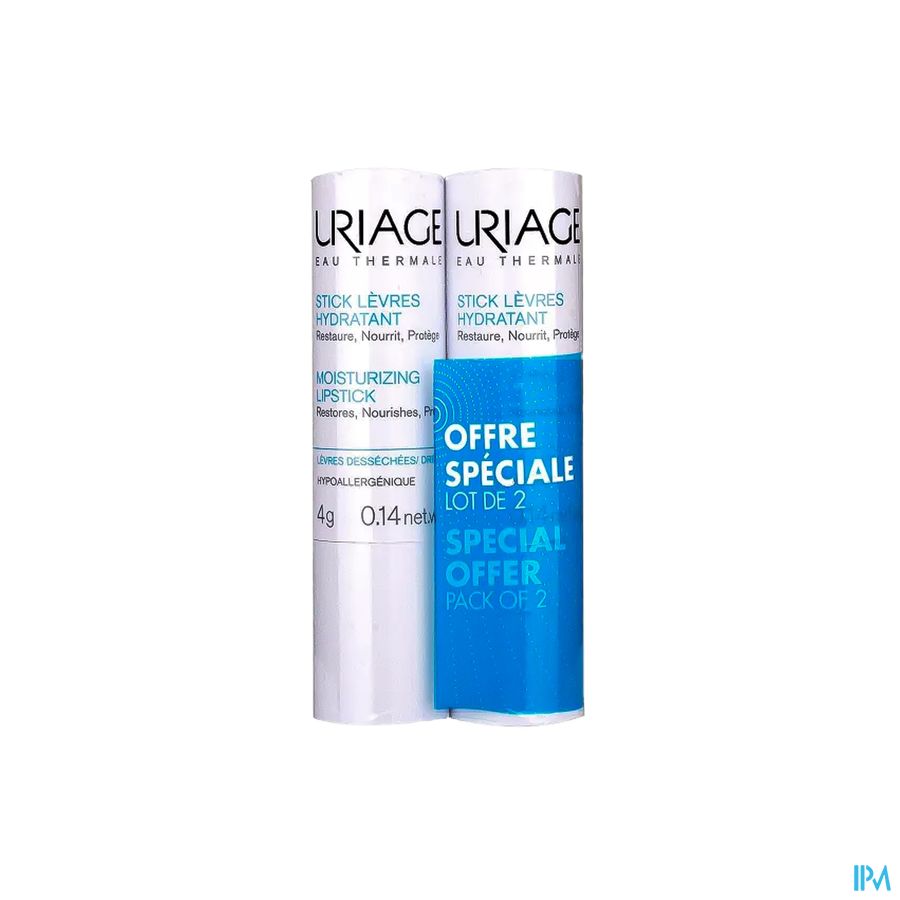 Uriage Stick Hydraterend 2x4g Uriage Stick Hydraterend 2x4g