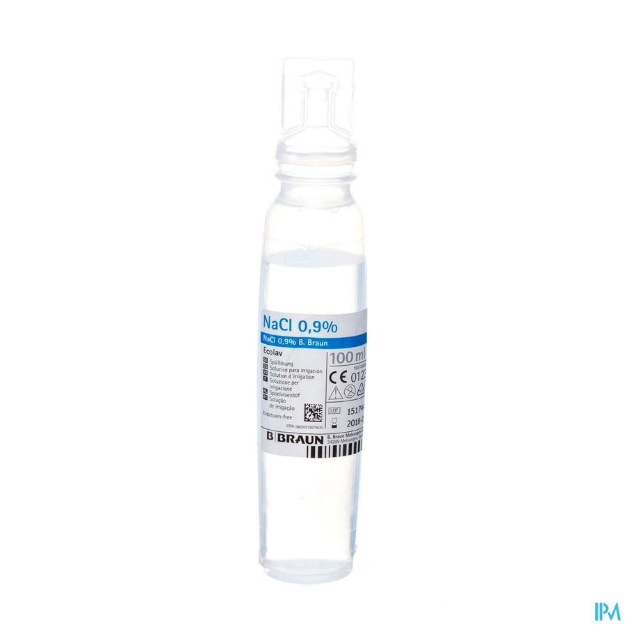 Ecolav Nacl 0,9% Steril Single Use 100ml 387865 Ecolav Nacl 0,9% Steril Single Use 100ml 387865
