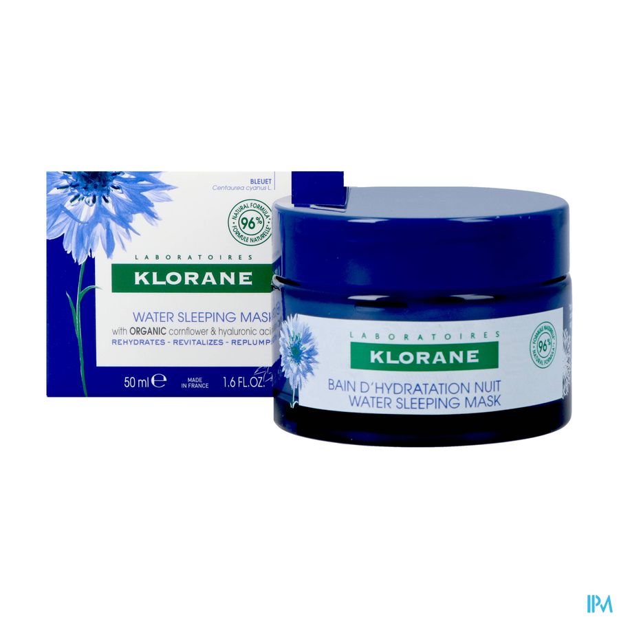 Klorane Visage Bleuet Bain Hydra Nuit 50ml 3