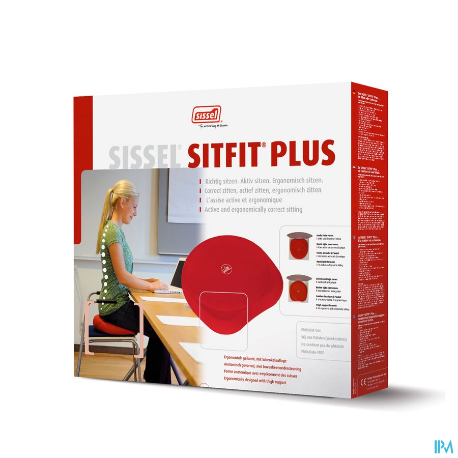 Sissel Sitfit Plus Zitkussen Rood + Pomp Sissel Sitfit Plus Zitkussen Rood + Pomp