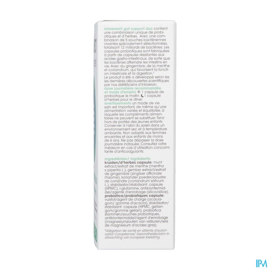 Intoleran Gut Support Duo Caps 60 2