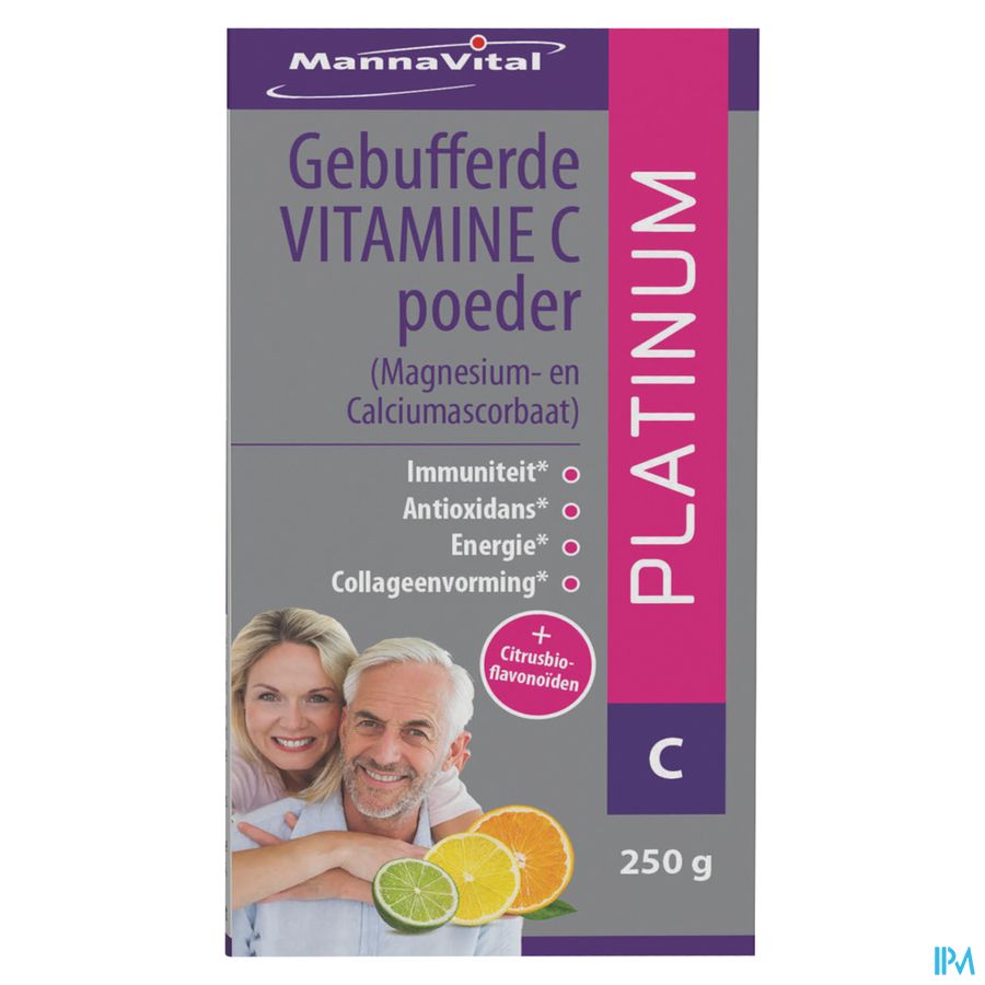 Mannavital Gebufferde Vitamine C Poeder 250g 1