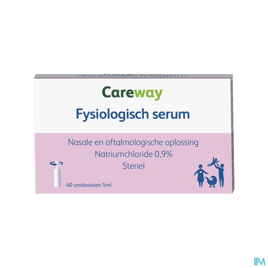 Careway Nasal Serum Physio Unidoses 40x5ml Careway Nasal Serum Physio Unidoses 40x5ml