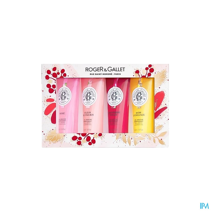 Roger&gallet Set Noel Multi 4 Gels Douche Roger&gallet Set Noel Multi 4 Gels Douche