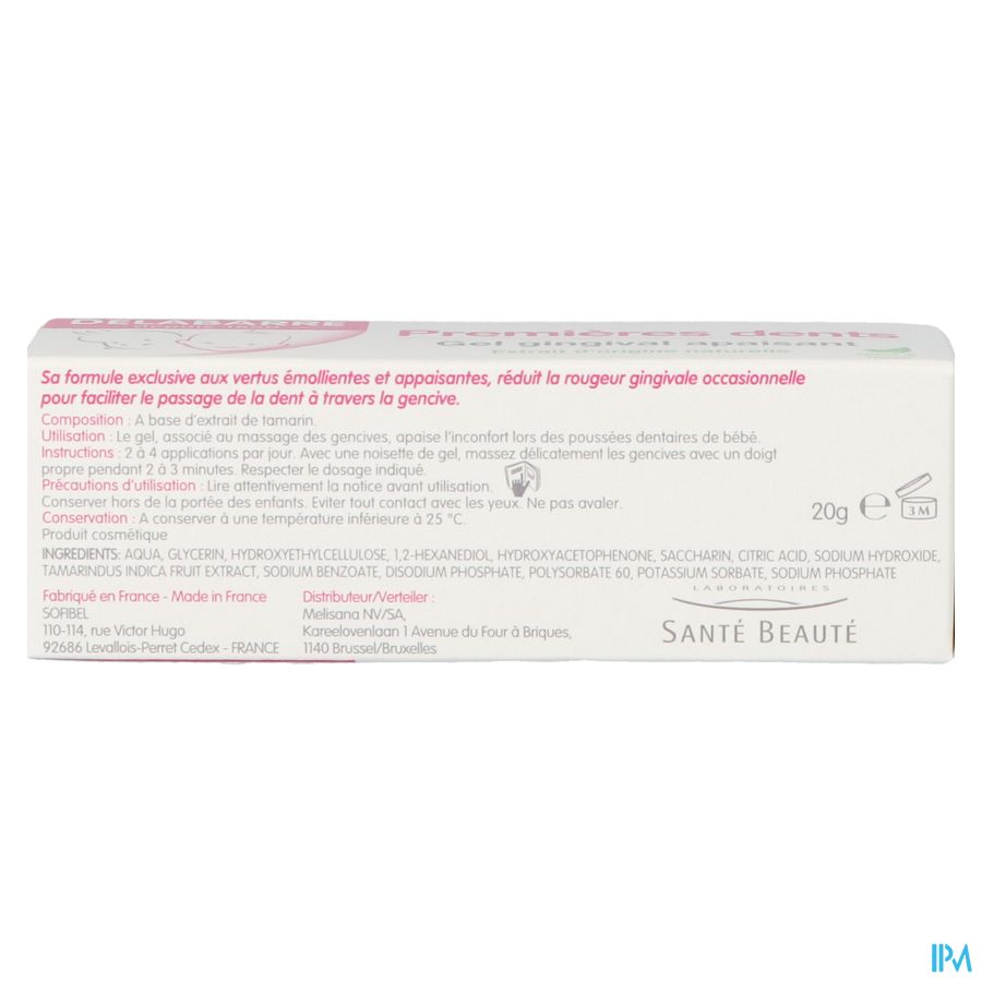 Delabarre Eerste Tandjes Tube Gel 20g 6