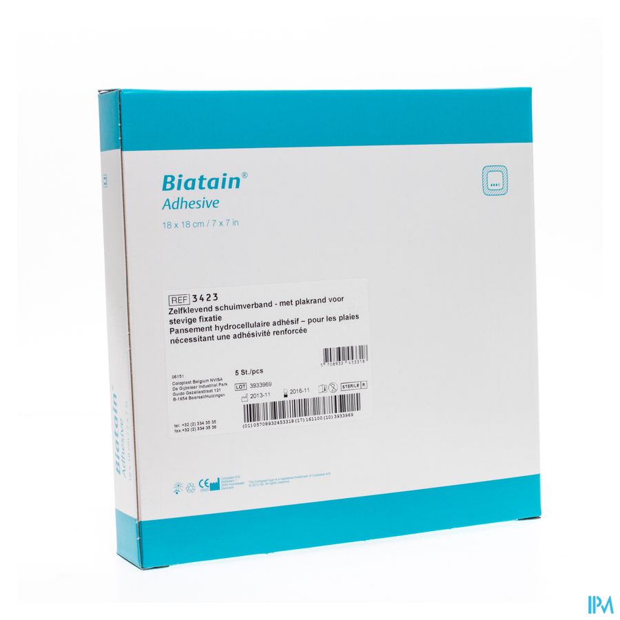 Biatain Pans Mousse Adh 18,0x18,0cm 5 33421 Biatain Pans Mousse Adh 18,0x18,0cm 5 33421