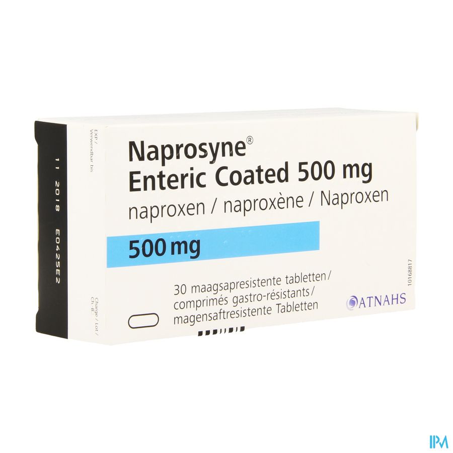 Naprosyne Enteric Coated Comp 30 X 500mg Naprosyne Enteric Coated Comp 30 X 500mg