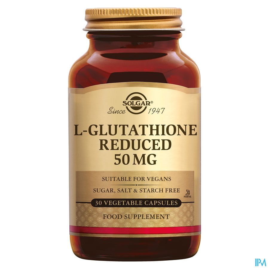 Solgar l-gluthatione Reduced 50mg V-caps 30 Solgar l-gluthatione Reduced 50mg V-caps 30