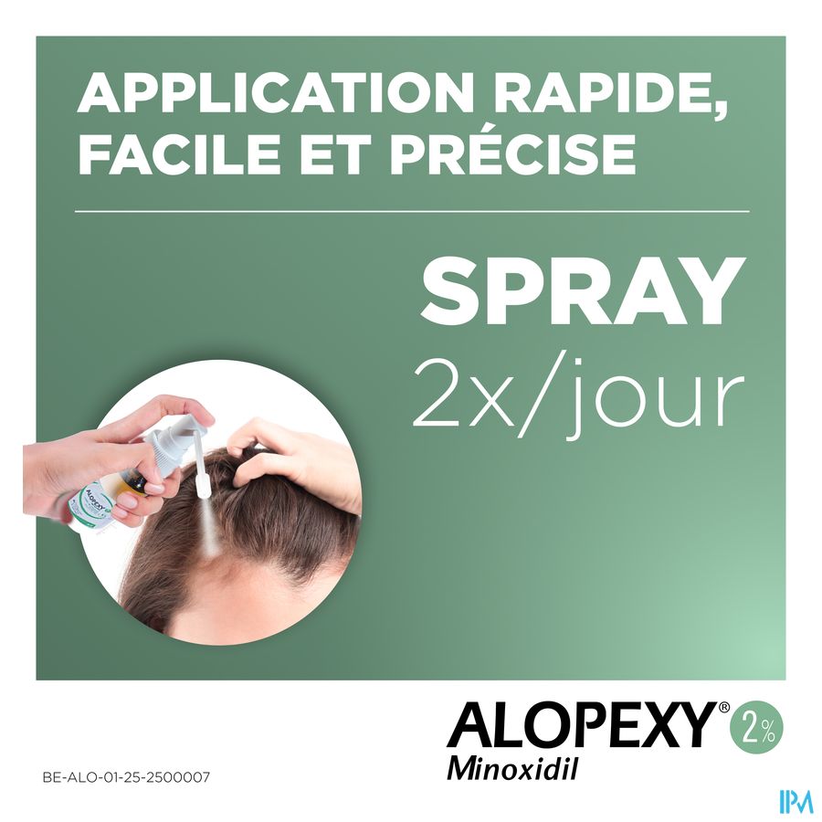 Alopexy 2 % Liquid Fl Pipet/spray 3x60ml 13