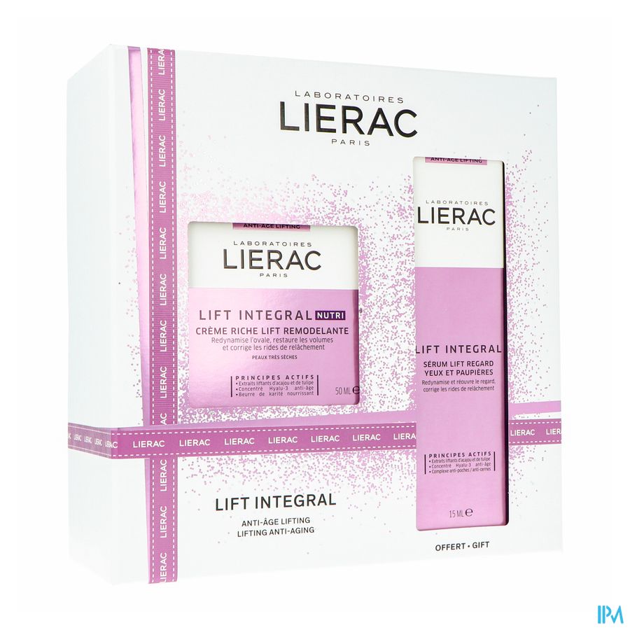 Lierac Kerstkoffer Lift Int. Cr Nutri50ml+ogen15ml Lierac Kerstkoffer Lift Int. Cr Nutri50ml+ogen15ml