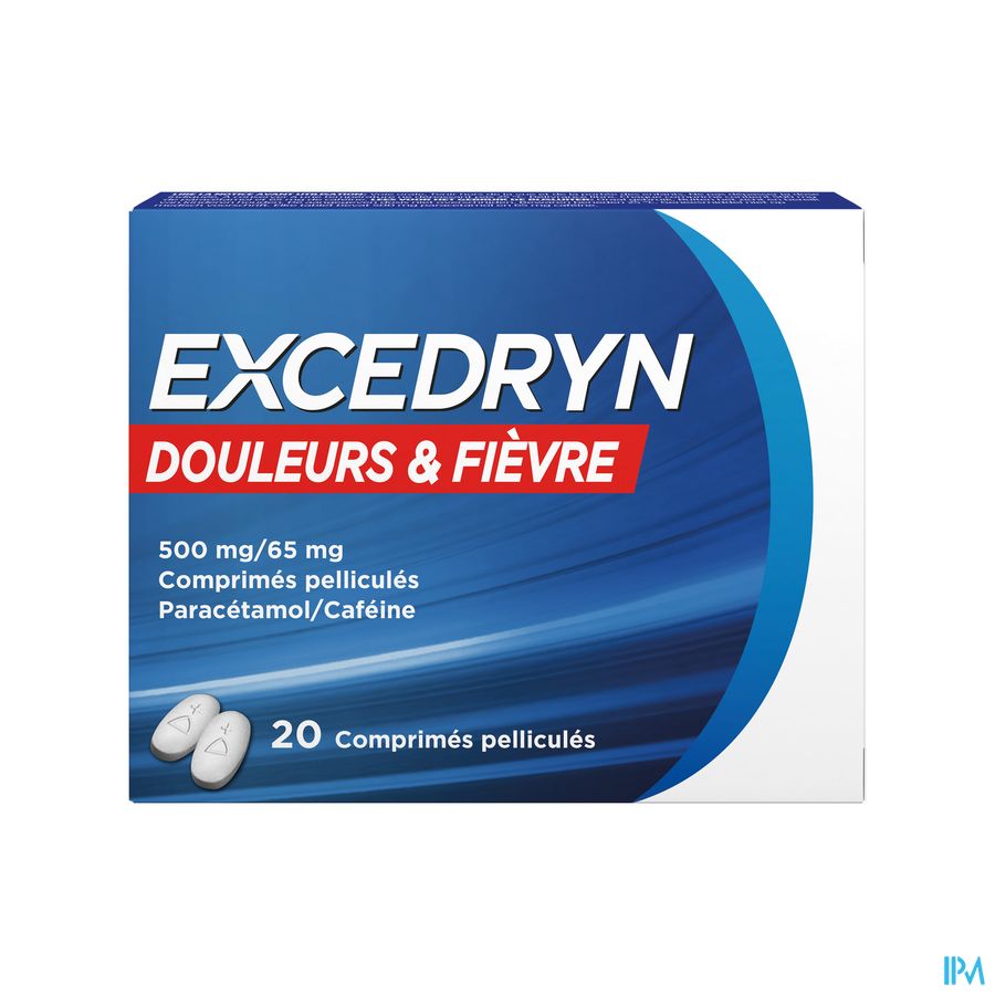 Excedryn Douleurs&fievre 500mg/65mg Comp Pell 2x10 Excedryn Douleurs&fievre 500mg/65mg Comp Pell 2x10