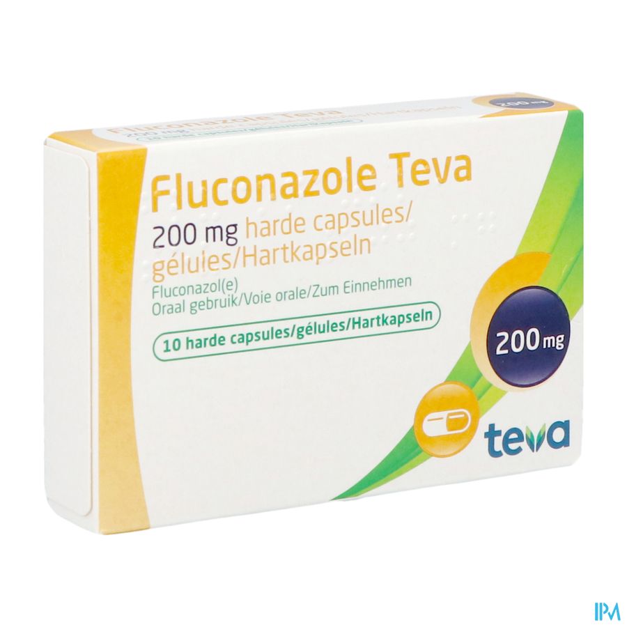 Fluconazole Teva Caps 10 X 200mg Fluconazole Teva Caps 10 X 200mg