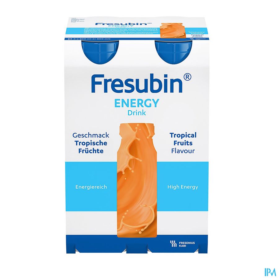 Fresubin Energy Drink 200ml Fruits Tropicaux/tropische Vruchten 2