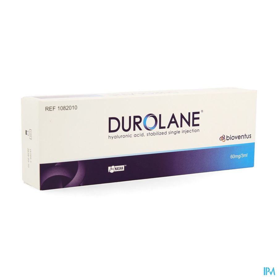 Durolane 60mg/3ml Sols Inje Voorgev. Spuit 1 Durolane 60mg/3ml Sols Inje Voorgev. Spuit 1