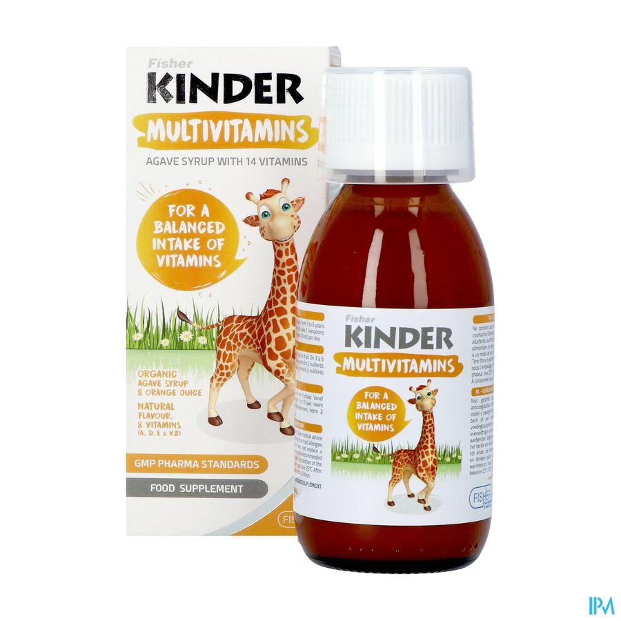 Fisher Kinder Multivitaminen Siroop 125ml 7