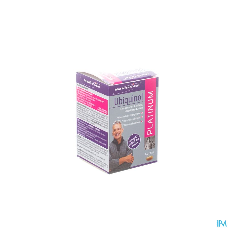 Mannavital Ubiquinol Platinum Caps 60 Mannavital Ubiquinol Platinum Caps 60