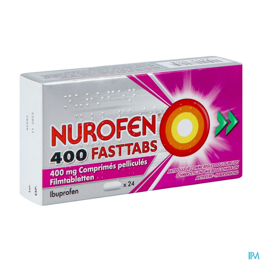 Nurofen 400 Fasttabs 24x400mg Nurofen 400 Fasttabs 24x400mg