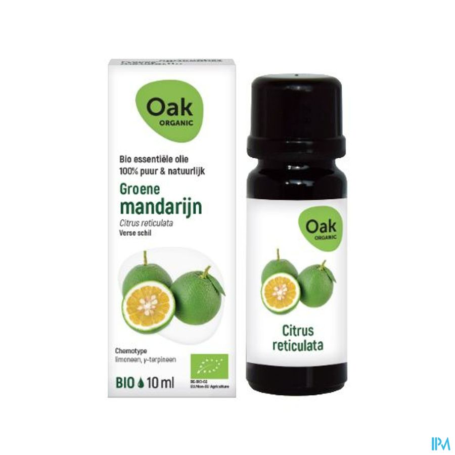 Oak Ess Olie Mandarijn, Groene 10ml Bio Oak Ess Olie Mandarijn, Groene 10ml Bio