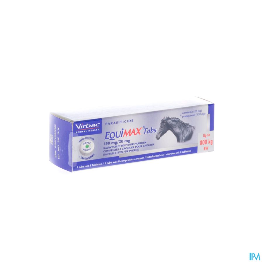 Equimax Smakelijke Tabletten 1x8 Equimax Smakelijke Tabletten 1x8
