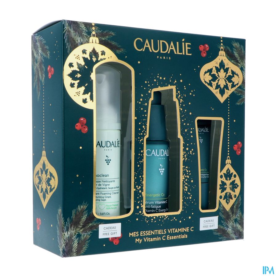 Caudalie Set Vinergetic Serum Kerst 3 Prod.