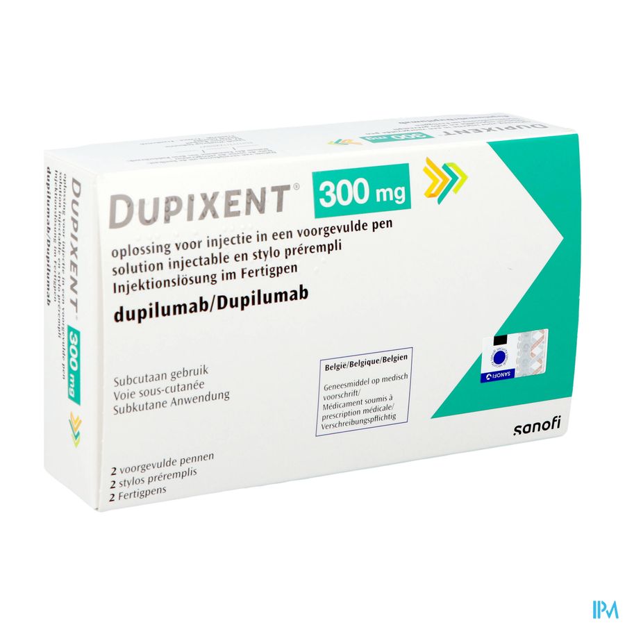 Dupixent 300mg Opl Inj Voorgev.pen 1x2 150mg/ml Dupixent 300mg Opl Inj Voorgev.pen 1x2 150mg/ml