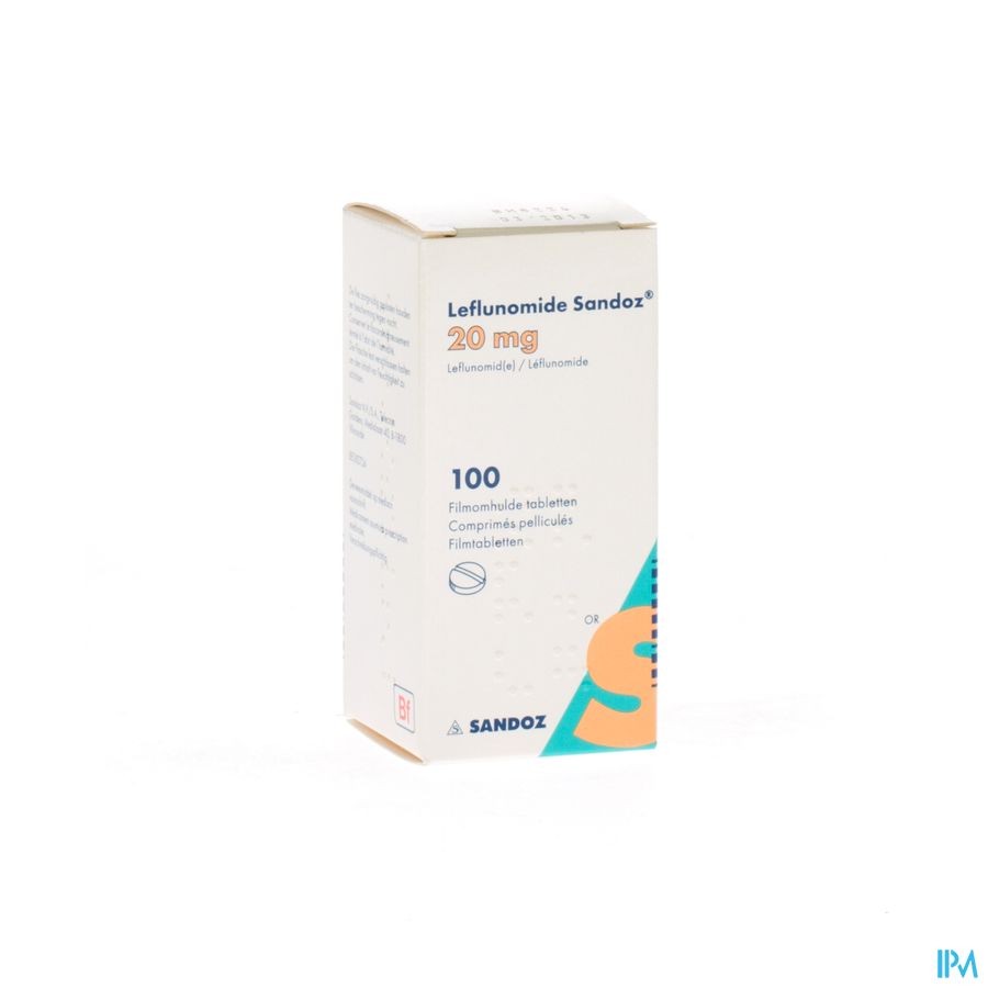 Leflunomid Sandoz Comp Pell 100 X 20mg