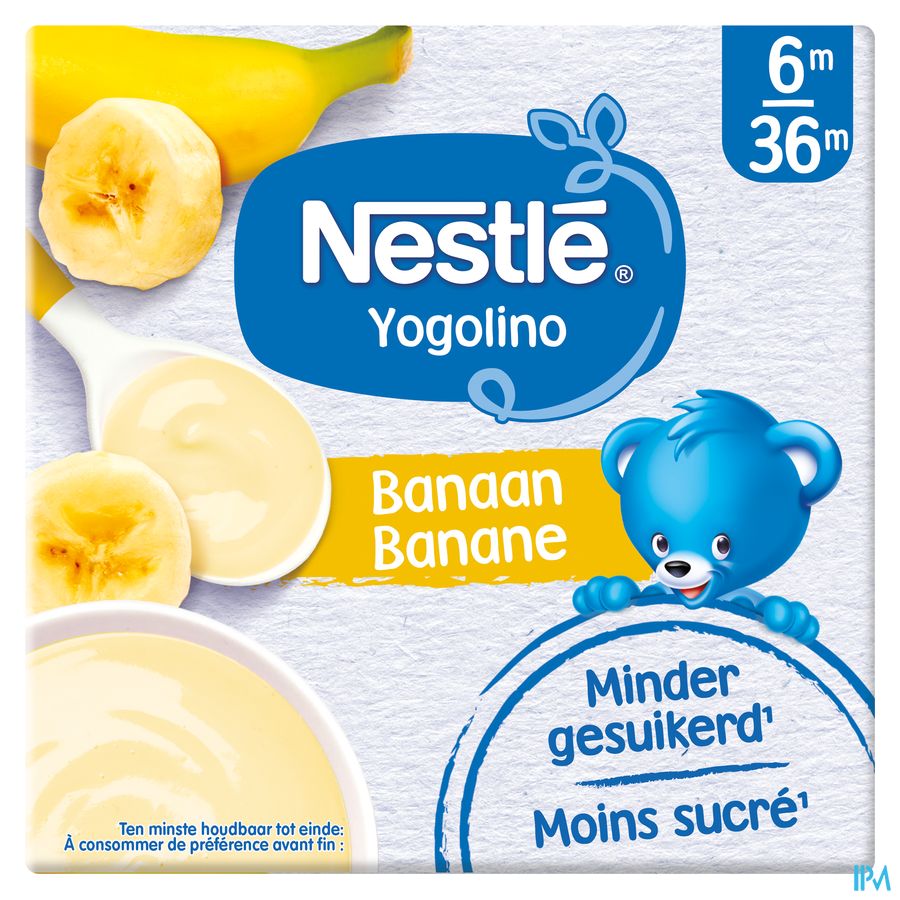 Nestle Baby Yogo Banaan 4x100g 1