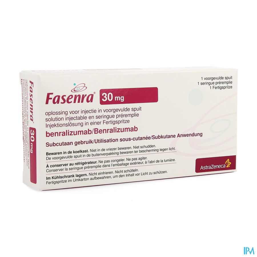 Fasenra 30mg Opl Inj Voorgevulde Spuit 1ml Fasenra 30mg Opl Inj Voorgevulde Spuit 1ml