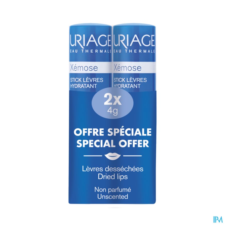 Uriage Xemose Stick Lippen 2x4g Uriage Xemose Stick Lippen 2x4g
