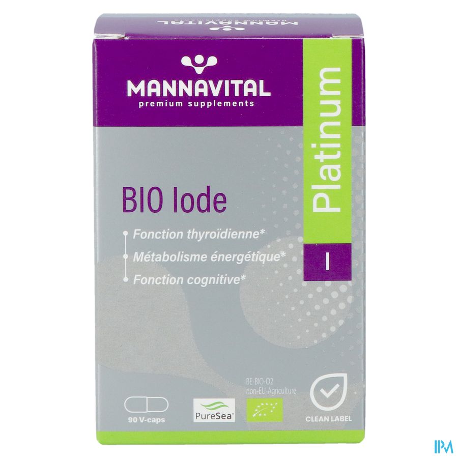 Mannavital Jodium Platinum Bio V-caps 90 6