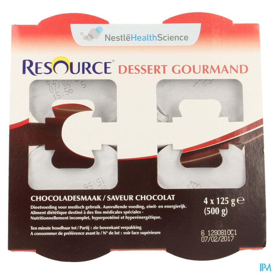 Resource Dessert Gourmand Chocol. 4x125g 12311109 4