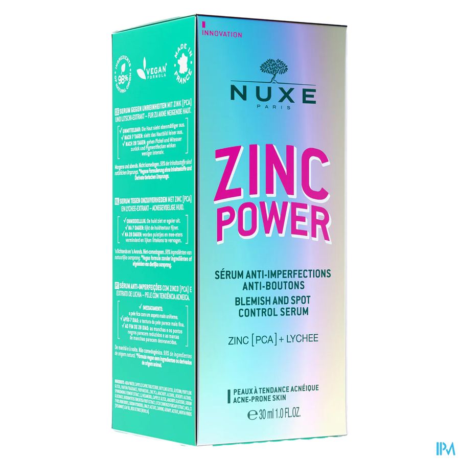 Nuxe Zinc Power Blemish & Spot Control Serum 30ml 2