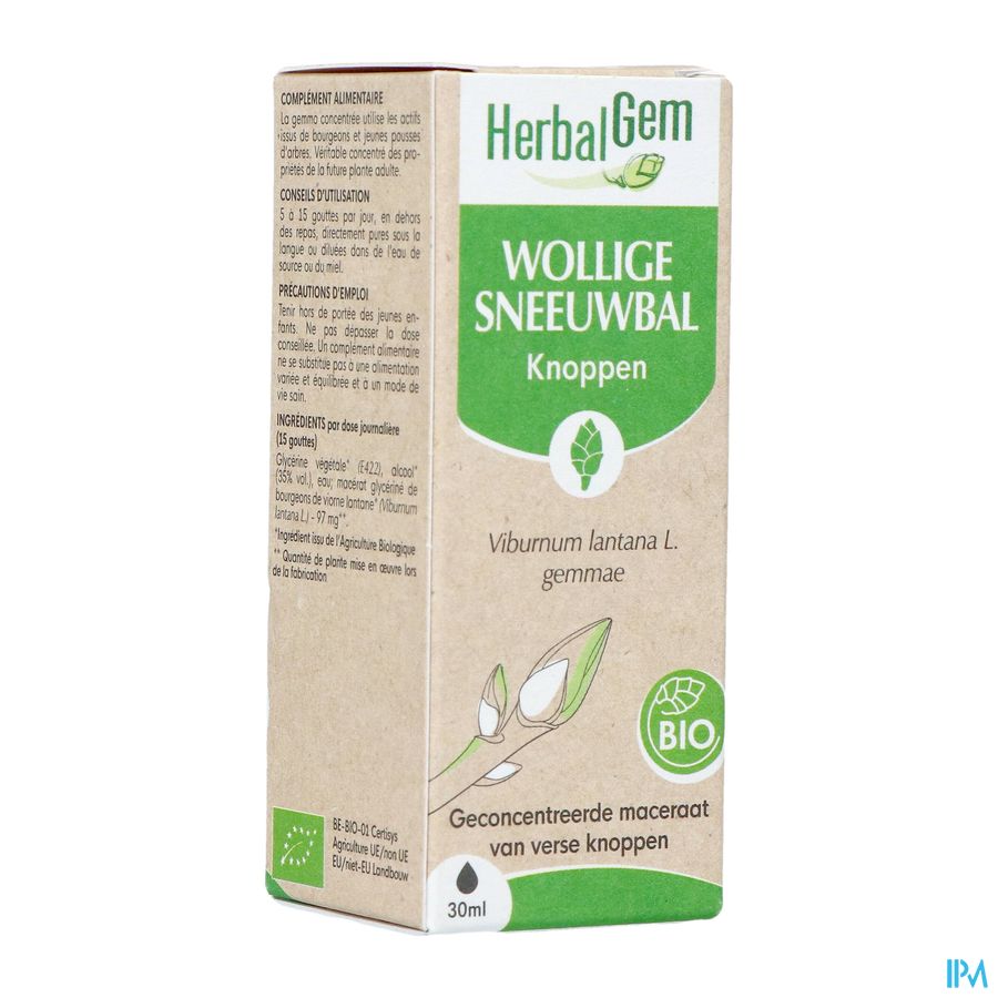 Herbalgem Sneeuwbal Bio 30ml Herbalgem Sneeuwbal Bio 30ml