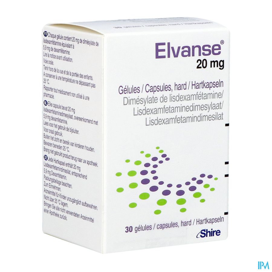 Elvanse 20mg Caps Hard 30 Elvanse 20mg Caps Hard 30