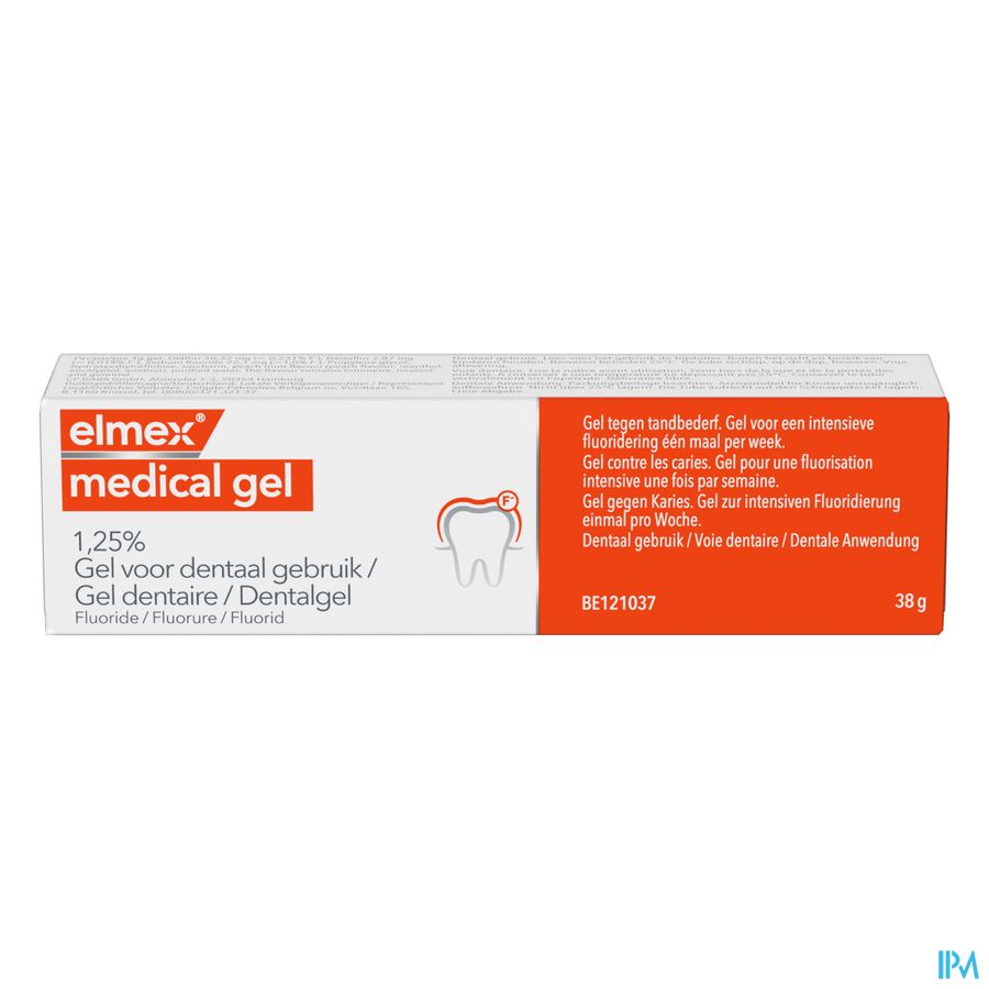 Elmex Medical Dentaal Gel 1,25% Tube 38g Nf Elmex Medical Dentaal Gel 1,25% Tube 38g Nf