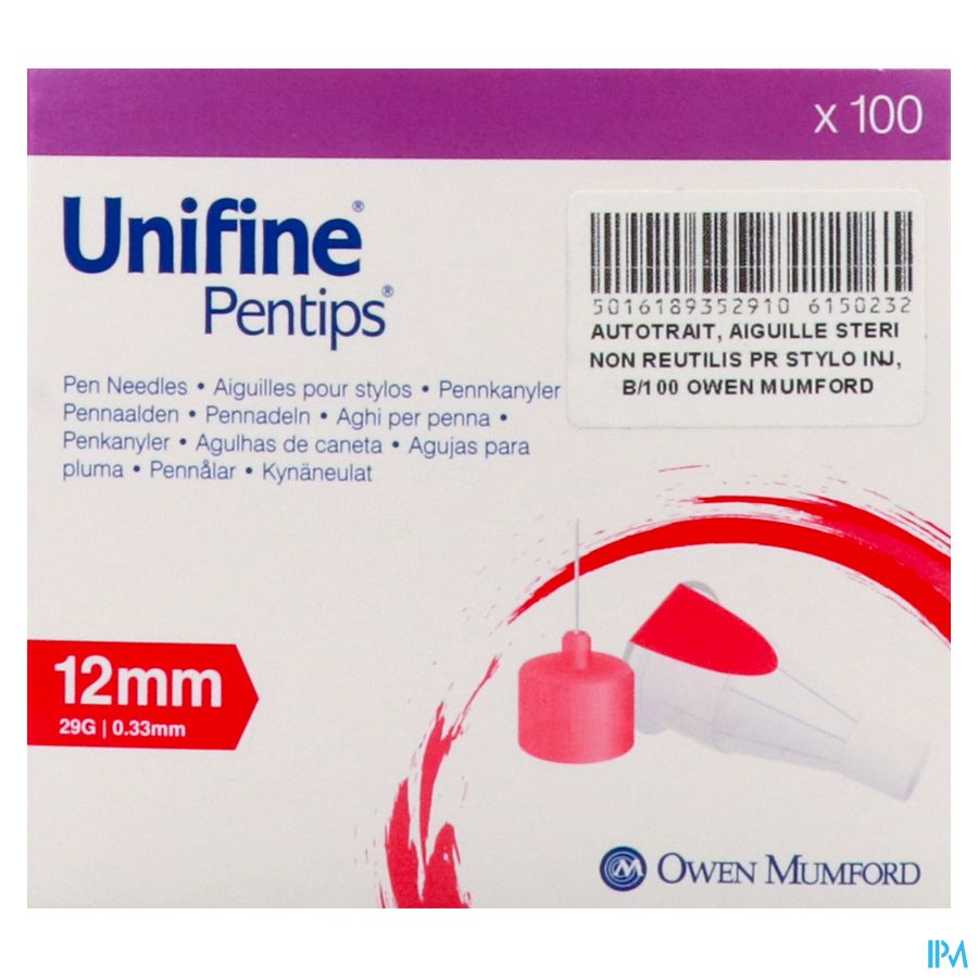 Unifine Pentips Pennaald 29g 12mm 100 An3529 1