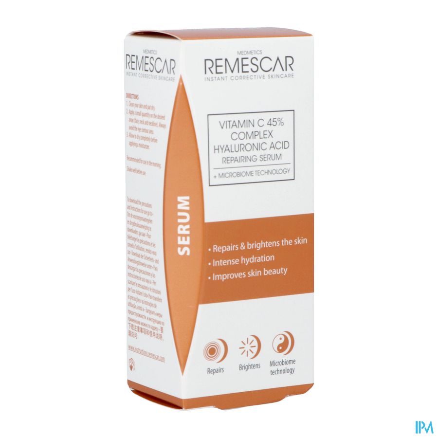 Remescar Vitamine C & Hyal. Zuur Herst. Serum 30ml Remescar Vitamine C & Hyal. Zuur Herst. Serum 30ml