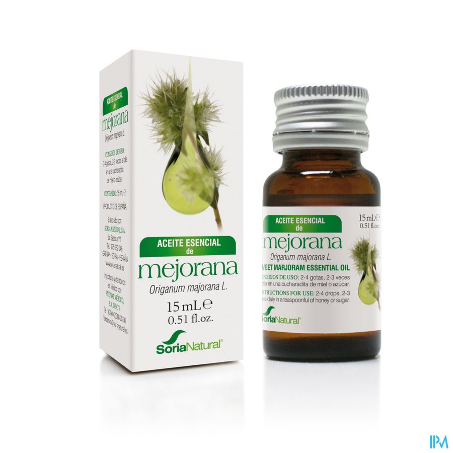Soria Origanum Majorana Ess Olie 15ml 1