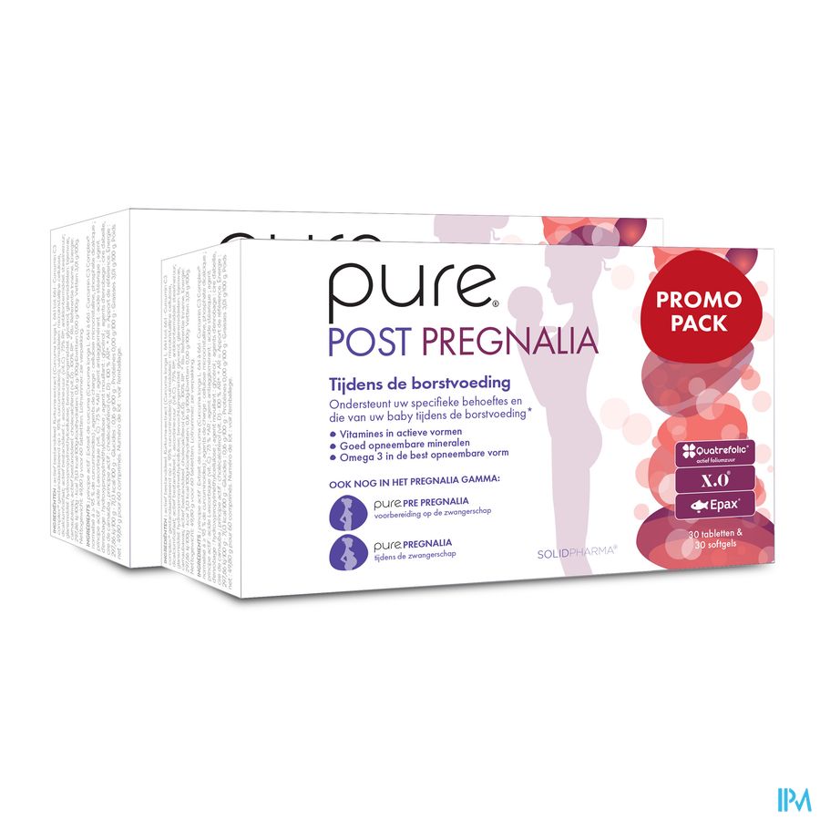 Pure Post Pregnalia Tabl 2x30 + Softcaps 30 Promo