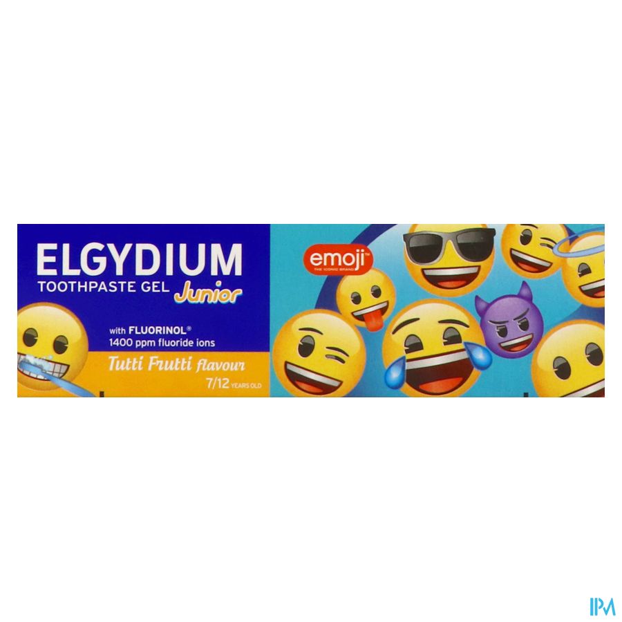Elgydium Tandpasta Junior Emoji Tutti Frutti 50ml 5